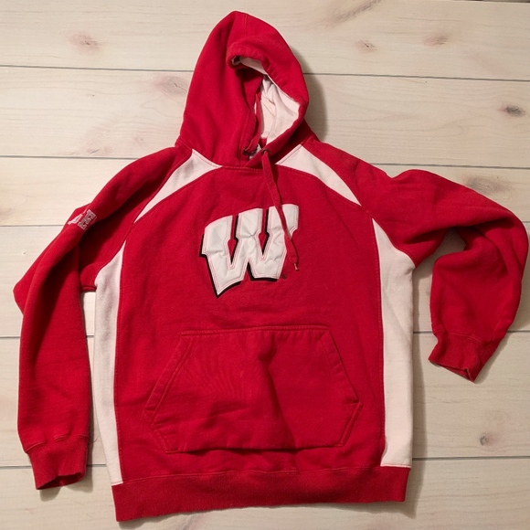 Other - Wisconsin badgers L sweatshirt hoodie colosseum